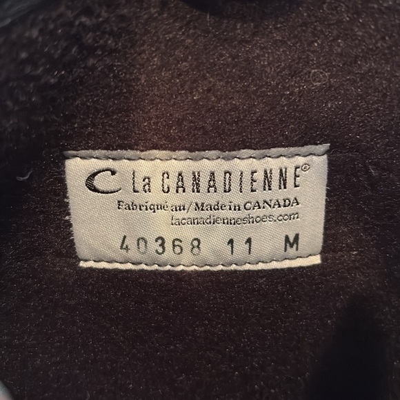 La Canadienne leather Boots w/Dustbag. Size 11 - Picture 9 of 11